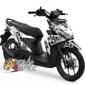 Stiker Decal Full Body Beat Street 2017-2024 Motif Fox Grafis Warna-Warni