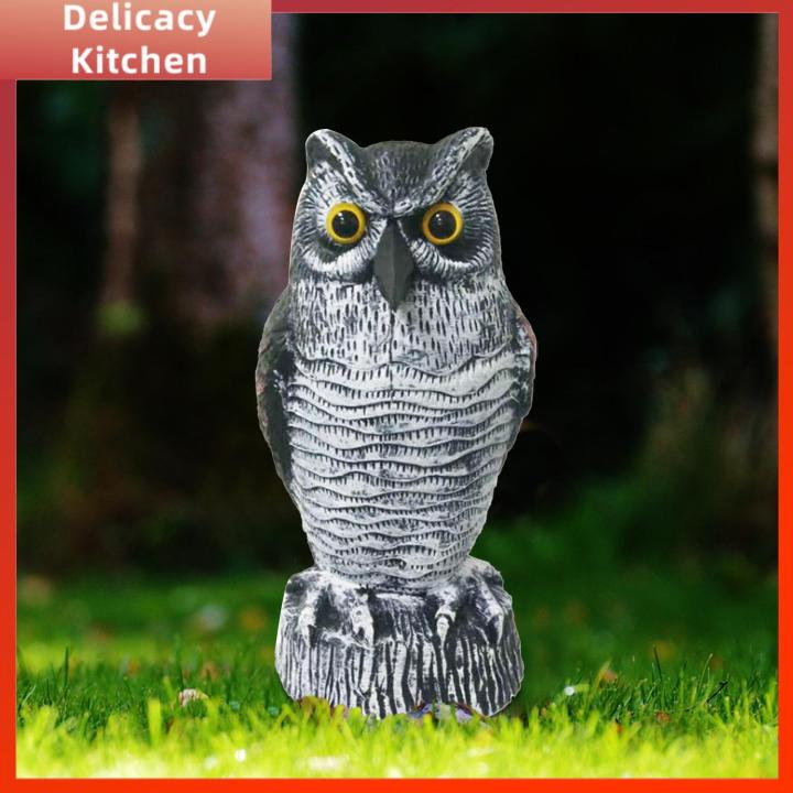 Delicacy Kitchen Realistic Owl Decoy Owl Decoy Scare Squirrels Bird