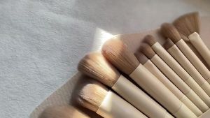 10pcs Makeup Brush Set With Storage Bag Portable Super Soft Foundation Eye Lip Brushes Beauty Tools