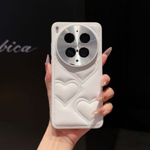 For VIVO X300 Ultra Case Luxury PU Skin Love Lens Protective Back Cover Case For VIVO X300 X200 Pro Mini X200S X200Ultra Shell