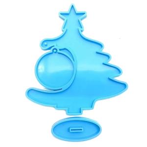 Bằng Silicone cây Nô-en khuôn nhựa Epoxy khuôn đồ trang trí để bàn công cụ làm để làm đồ trang trí thủ công dễ dàng để làm sạch