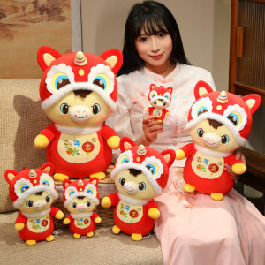 JOJO CASTLE 2026 Chinese Horse Year Mascot Doll Golden Horse Gives Happiness Plush Toys Zodiac Horse Doll Annual Meeting Gift Party Supplies Favors A马年公仔