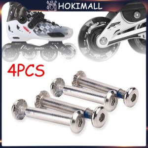 4pcs/set 6X30MM Baut As Sepatu Roda Anak Baut Inline Skate As Pendek