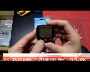 Đồng Hồ Đo Tốc Độ Xe Đạp Có Dây chống nước IPX4