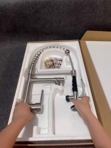 Kitchen Tap Sink Tap Kitchen Faucet Kitchen Sink Tap Faucet Pull Spring Dual-Purpose Universal Hot and Cold Rotation Cold And Hot Kitchen Sink Tap Faucet