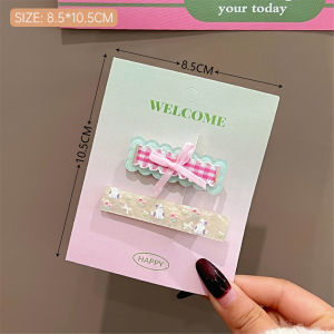 Pinapple กิ๊บติดผมรูปปากเป็ดสีลูกกวาดเรียบง่ายน่ารักสำหรับเด็กผู้หญิง กิ๊บหน้าม้าหวานและใช้งานได้หลากหลาย