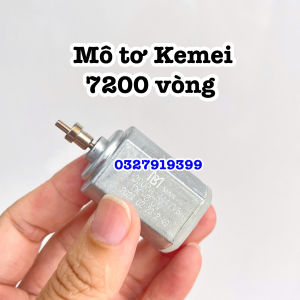 Kemei Mô Tơ Tông Đơ 1976 1977 1983 1984 1986 1987 Công Suất Lớn 3V 7200 RPM Thay Thế Cho Tông Đơ Cao Cấp