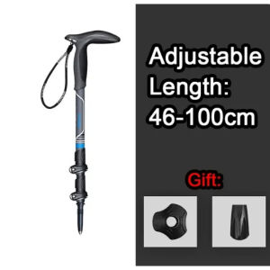 Foldable Pioneer Trekking Sticks Hiking Walking Stick Nordic Walking Stick Carbon Fiber Ski Camping