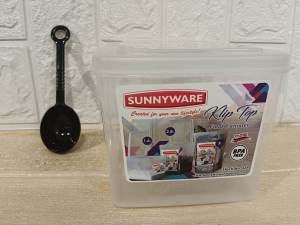 KLIPTOP Canister Small w/free Scooper SUNNYWARE