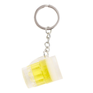 【♡Lovely girls house♡】Simulation Food Keychain Pendant Beer Cup Shape Key Chain