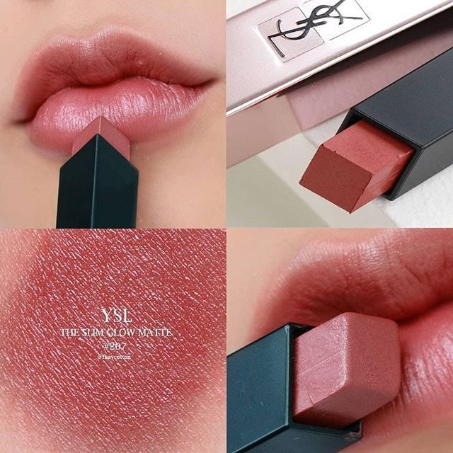Son YSL Slim 207 C Rouge Pur Couture The Slim Glow Matt Lazada.vn
