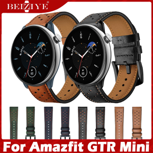 Dây Da For Amazfit GTR Mini Dây Đồng Hồ Thông Minh SmartWatch Ban Nhạc Thay Thế Dây Đeo Đồng Hồ Không Ốp Lưng Phụ Kiện