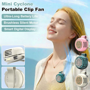 JMY Portable Clip Mini Fan For Home Office/Handheld Cooling Fan Compact Design/Convenient Clip For Easy Attachment/User-friendly For Students/Quiet Operation