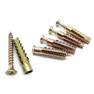 COOLCELLS 100/150Set Self-Drilling Metal Expansion Tube Pipe M6 M8 Prevent Loose Screw Assortment Kit Multipurpose Tree Shape Heavy-duty Steel Wall Screw Home Improvement