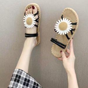 Sunflower parent-child flat-bottomed summers sandals for womens and kids slippers