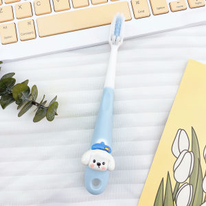 Children Toothbrush 6 to 12 Years Old Soft Bristles Premium Gum Protection Tooth Protection Ten Thousand Hair Brush Cartoon with Too