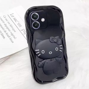 เคสโทรศัพท์ OPPO A5 A5X A5i Pro 4G 5G ปลอกอ่อนพร้อมขาตั้งกระจกการ์ตูนป้องกันเลนส์กันกระแทก OPPOA5 OPPOA5X 2025