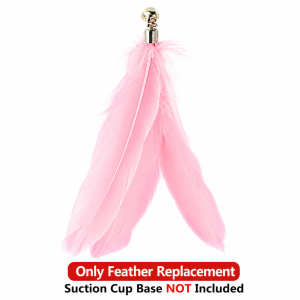Cat Feather Teaser Stick with Suction Cup Self Play Toy