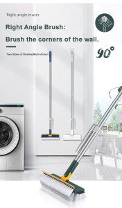 huowa Long Handle Right Angle Bathroom Floor Brush