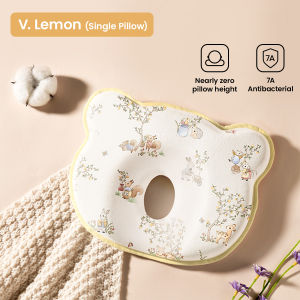 Yuumi Baby Pillow Ergonomic Support Unan Infant Breathable Memory Cotton Prevent Flat Head Pillow