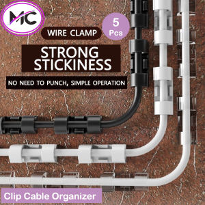 Klip Kabel Tempel Dinding & Organizer Jalur Listrik: Aksesoris Elektrikal Tempelan Tembok