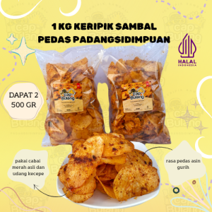 1 KG Keripik Sambal Pedas Khas Sidempuan/Padangsidimpuan