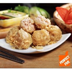 Perfect Five Water Chestnut Pork Ball 马蹄蒸肉丸(10pcs)(200g) Min 3 Pkt Handmade / Frozen