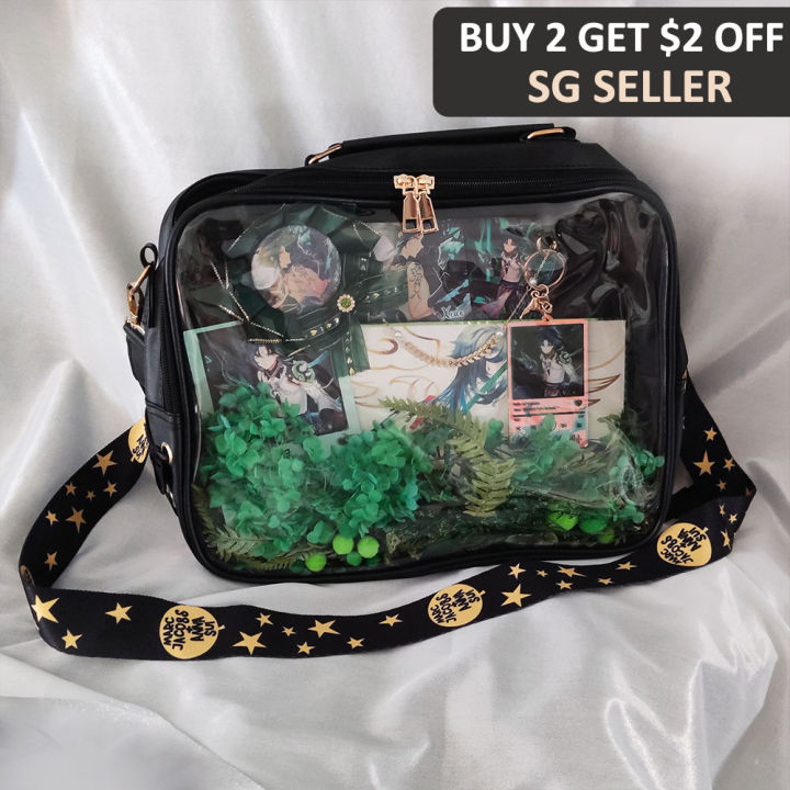 SG Japanese Bag Ita Bag Cute bag Ita Backpack Ladies bag Men bag Crossbody bag Itabag Concert bag Lolita Bag Kpop bag Lazada Singapore