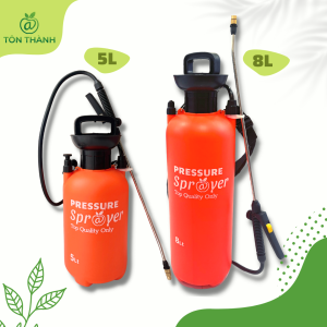 BÌNH XỊT SÂU TƯỚI CÂY 5L 8L PHUN SƯƠNG AAA PRESSURE SPRAYER ( NHỰA CAO CẤP BÉC ĐỒNG BỀN BỈ )