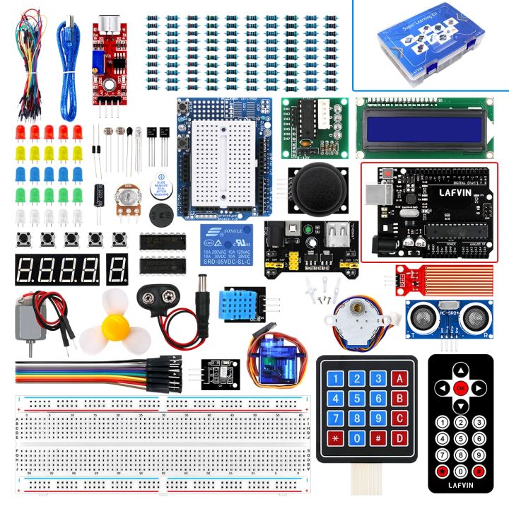 LAFVIN Super Starter Kit สำหรับ Arduino UNO ชุด R3 Breadboard / Step ...