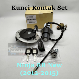 Kunci Kontak Set Tutup Tangki NINJA 150 RR NEW KAWASAKI Kualitas original Presisi dan Awet Kunci Keselamatan Konci (Bisa Cod)Perangkat Keselamatan