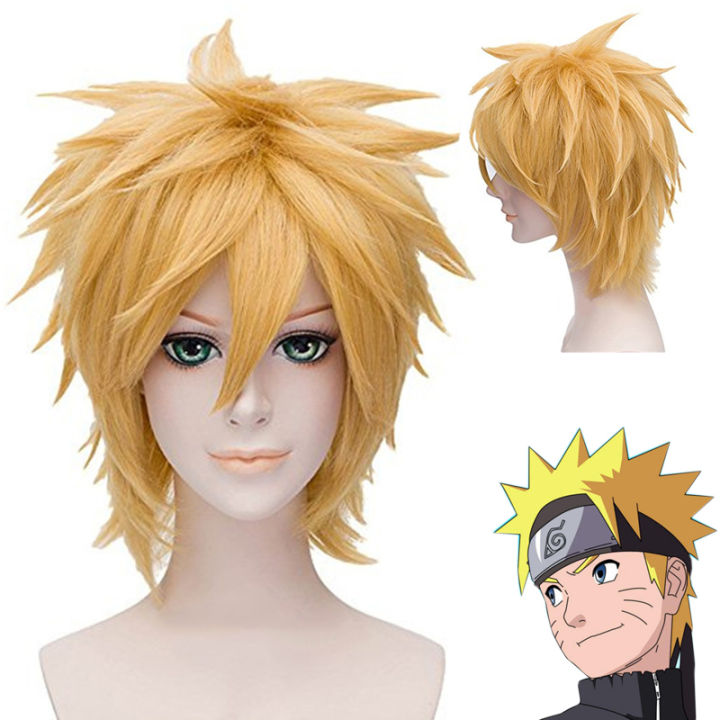 Anime Naruto Cosplay Wig Uzmaki Wig Ythetic Hair Akatsuki Cosplay