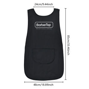 Black Stylist Hairdressing Apron Work Apron Waterproof Hairdressing Coloring Dye Apron Professional Hair Cut Apron