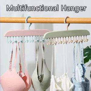 Tank Top Hanger Space Saving Multifunctional Hanger Closet Organizer Non-Slip Holder Underwear Organizer Storage