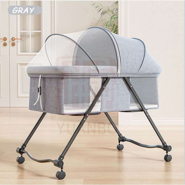 Portable Folding Crib Crib for Baby Baby Crib Baby Rocker Bassinet ...