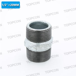 High Quality Galvanized Gi Pipe Fittings 1/4 To 1 NIPPLE