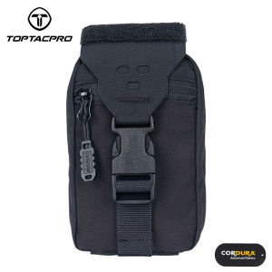 TOPTACPRO Tactical Medical Pouch ATD EMT First Aid MOLLE Pouch Rip-Away IFAK Medical Handle Design Lightweight Tactical Bag 8521