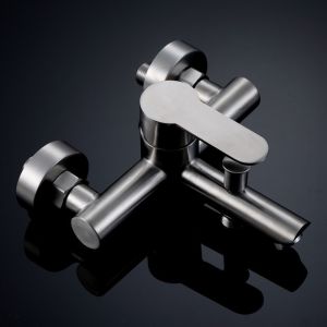 Shower Bath Mixer Tap Hot and Cold Mixing Valve Faucet 304 Stainless Steel Bathroom Shower Faucet