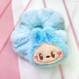 Ikat Rambut Bulu Monster Kecil Kunciran Anak Lucu Karakter Kelinci Karet Boneka Ikat Rambut Wanita Bulu Halus Elastis