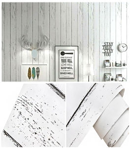 Yellow wood design 10meters by 45cm waterproof self adhesive wallpaper sticker for bedroom bath room living room wall decor sticker wall paper for wall