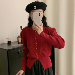 AKHTA Cardigan Rajut Basic Knit Wear Wanita atasan Lengan Panjang Kasual Gaya Tshirt Terbaru KOREAN KNIT TOPS