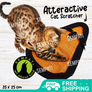 SEMPATI Garukan Kucing Model Tikus Aksesoris Mainan Cakaran Scratching Kucing Cat Kitten Adult Anabul Cat Scratcher Mainan Papan Cat Condo Cat Toys