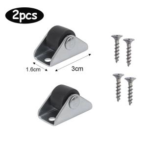 10PCS Mini 0.5Inch Multi-Purpose Furniture Caster Silent Wear-Resistant Stainless Steel Trolley Pulley Storage Box Shelf Wheel Home Repair Accessories