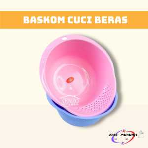 Tempat Cuci Beras Shoji Alexish - Wadah Baskom Warna Besar Cuci Beras - sayuran