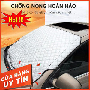 Tấm bạt che chắn nắng ngoài kính lái ô tô tráng phủ một lớp nhôm chống nóng cách nhiệt cho xe oto