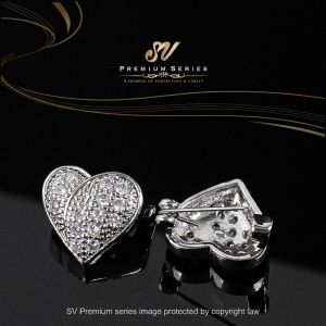 Sv Premium Baby Brooch Butterfly Love Round Kerongsang Tudung Scarf Brooch Elegant Design High Quality Fashion Jewellery