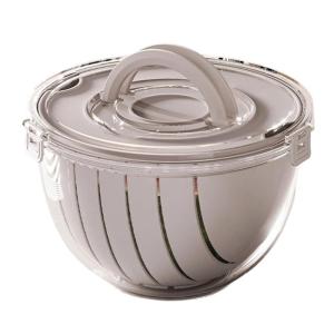 Space Saving Watermelon Chopping Basket Plastic Strainer Portable Design For Picnics Daily Cooking