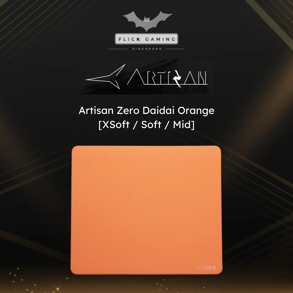 Artisan XSOFT サイズXXL 色Daidai オレンジ Artisan Mousepad - FX Zero - XSOFT - XL - Daidai Orange - us