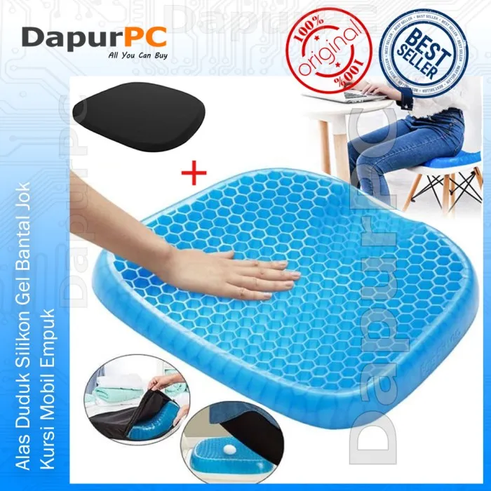 egg sitter alas duduk silikon gel cushion bantal jok kursi mobil