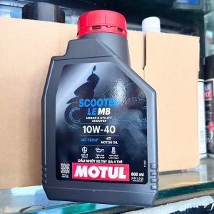 Nhớt Motul Xe Tay Ga Motul Scooter LE 4T 10W40 800ml Màu Xanh Dương Chính Hãng Nhập Khẩu- Cam Kết Chính Hãng- Cam kết chính hãng